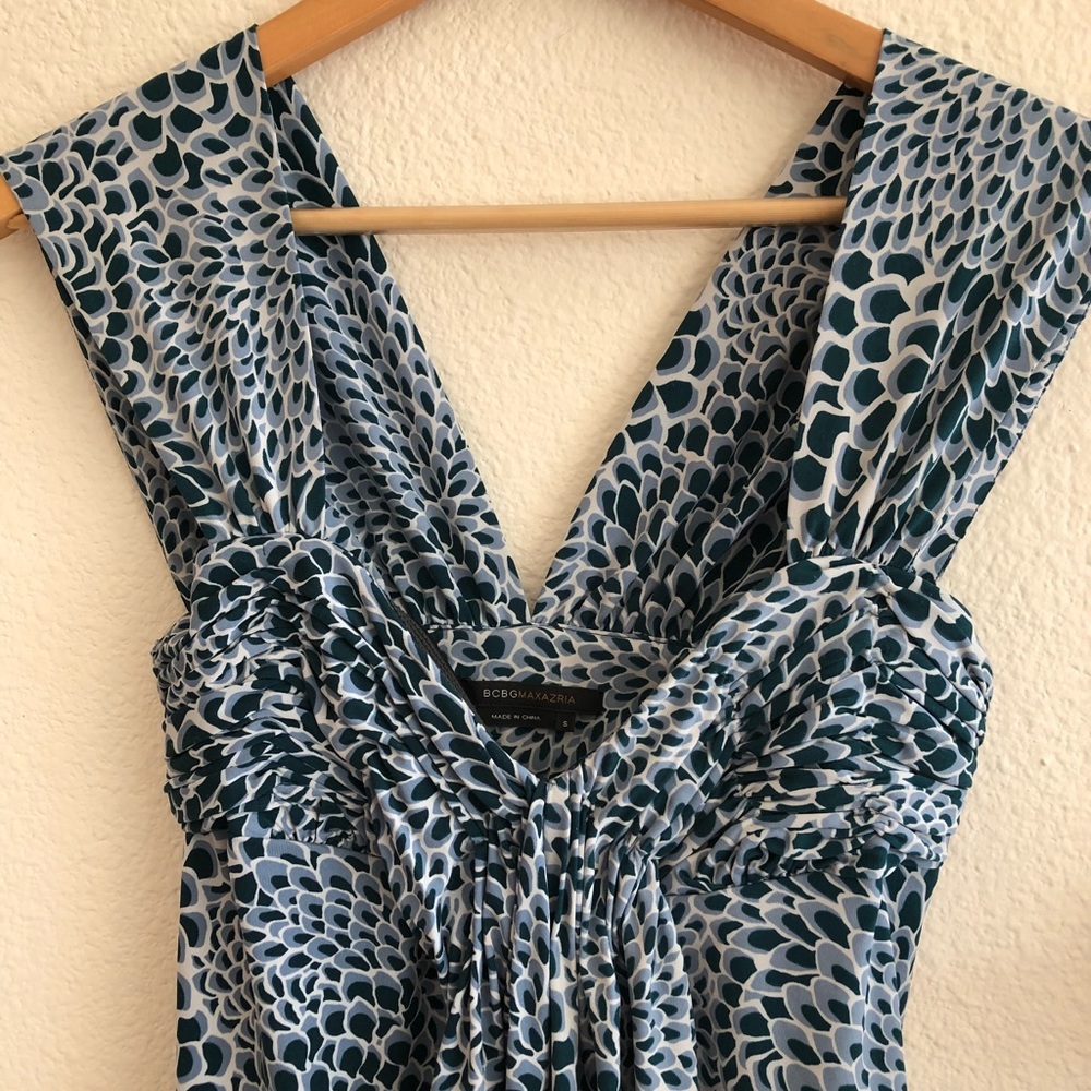BCBG dahlia printed dress.
